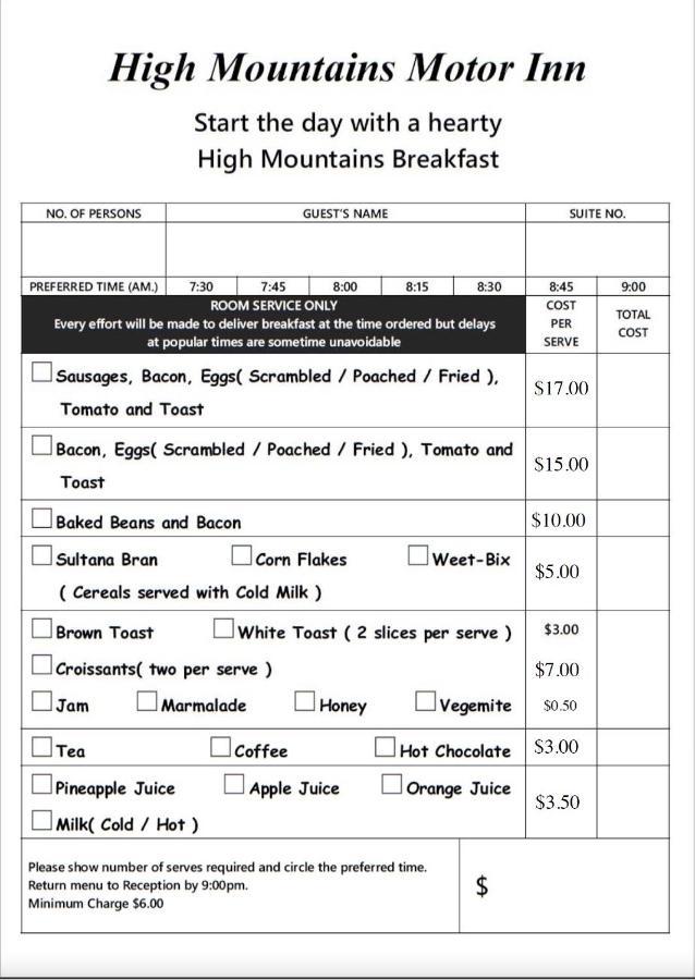 High Mountains Motor Inn Blackheath Luaran gambar